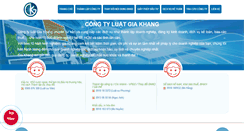 Desktop Screenshot of luatgiakhang.com
